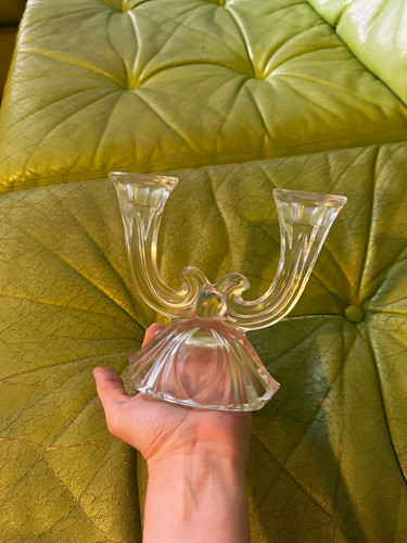 Glas kerzenhalter transparent - kerzenhalter,