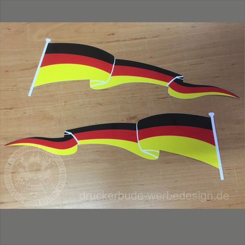 Deutschlandfahne - x,