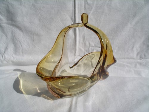 Murano glas henkelschale - henkelschale, in