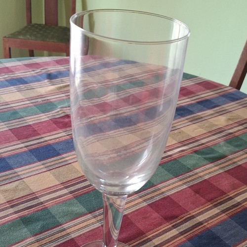 Weinglas aus glas - aus,