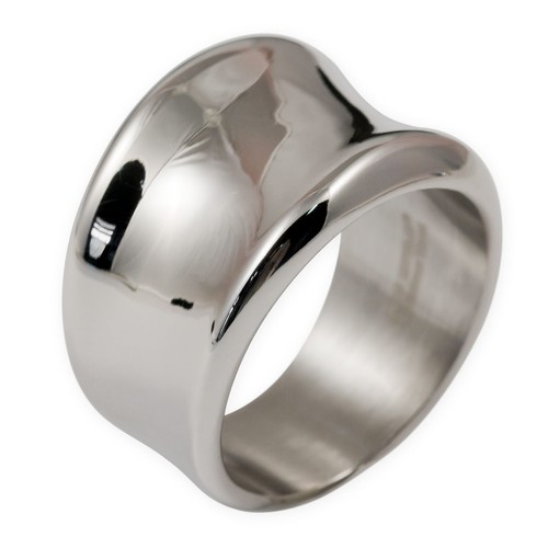 Damen edelstahl ring bandring - damen,