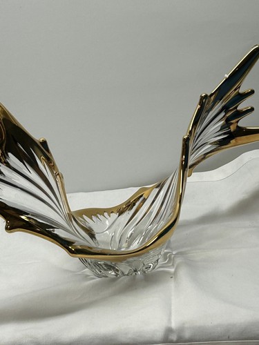 Vintage schale kristall mit - schale,