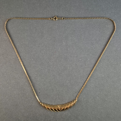 Elegante vintage goldkette mit - elegante,