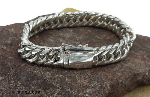 Panzerarmband massiv 925er - massiv,